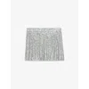 Zadig & Voltaire Sequin-embellished Midi Skirt In Silver