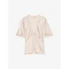 Zadig & Voltaire Thodri Satin Blouse In Sweet