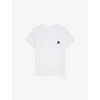 Zadig & Voltaire Womens Marta Heart-embroidered Cotton T-shirt White