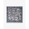 Zadig & Voltaire Blondie 85 Butterfly Silk Scarf In Breeze