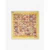 Zadig & Voltaire Womens Shea Blondie Butterfly-print Silk Scarf