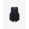 Zadig & Voltaire Emaux Waistcoat In Encre