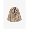 Zadig & Voltaire Faune Coat In Naturel