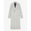Zadig & Voltaire Mulan Chevron Wool-blend Coat In Animal Print