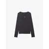 Zadig & Voltaire Fishnet T-shirt In Carbone