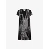 Zadig & Voltaire Rashu Sequin Mini Dress In Noir