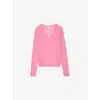 Zadig & Voltaire Womens Phlox Rivy Embroidered-wings Cashmere Jumper