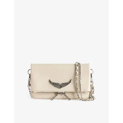 Zadig & Voltaire Womens Flash Rock Nano Leather Clutch Bag