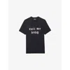 Zadig & Voltaire Slogan-print T-shirt In Black