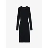 Zadig & Voltaire Ruby Midi Dress In Noir