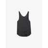 Zadig & Voltaire Womens Tarys Scoop-neck Satin Top Black In Black