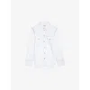 Zadig & Voltaire Womens Thelma Long-sleeve Cotton Shirt Judo In Judo