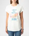 Zadig & Voltaire Woop Sequined Photoprint T-shirt In Flake