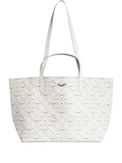 Zadig & Voltaire Xl Z Tote Bag In White