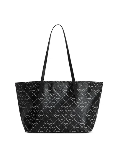 Zadig & Voltaire Z Shopper Xl Monogram Flash Tote In Noir