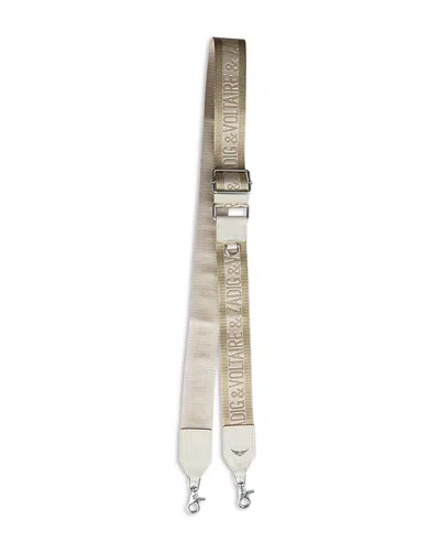 Zadig & Voltaire Zaddicted Glitter Strap In Gold