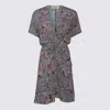 Zadig & Voltaire Zadig&voltaire Multicolor Viscose Dress In Grey