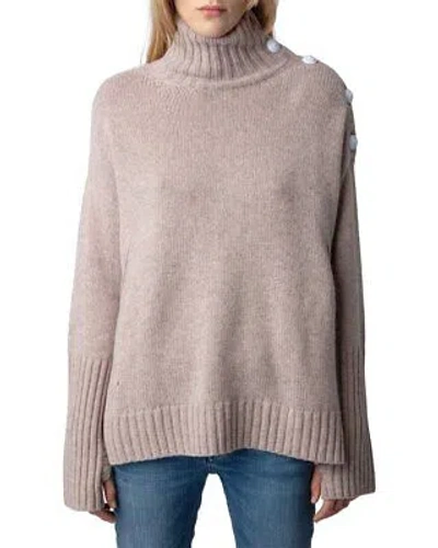 Pre-owned Zadig & Voltaire Alma Cashmere Sweater Women's In Primerose