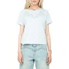 Zadig & Voltaire Alys Mesh Inset Cotton T-shirt