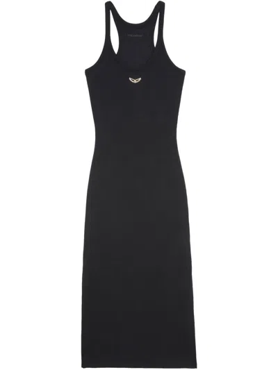 Zadig & Voltaire Zadig&voltaire Astra Rib Bijoux Clothing In 11 Black