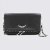 Zadig & Voltaire Rock Studs Embellished Clutch In Black