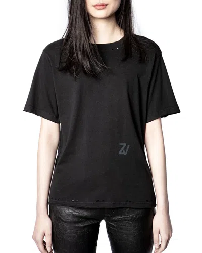 Zadig & Voltaire Bowi T-shirt In Black