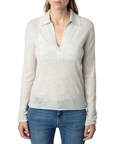 Zadig & Voltaire Cashmere Sweater In Neutral