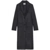 Zadig & Voltaire Wool-blend Single-breasted Coat In Grey