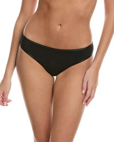 Zadig & Voltaire Crinkle Bikini Bottom In Black