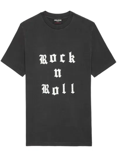 Zadig & Voltaire Zadig&voltaire Edwin Hc Rock And Roll Strass Clothing