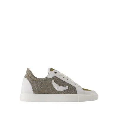Zadig & Voltaire Zadig&voltaire Fly On Sneakers In Silver