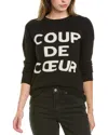 Zadig & Voltaire Women's Gaby Graphic Wool & Cashmere Sweatshirt In Black