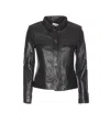 Zadig & Voltaire Liam Leather Jacket In Black