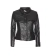 Zadig & Voltaire Liam Leather Jacket In Black