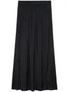 Zadig & Voltaire Womens Noir Jeanne Jacquard-print High-rise Silk Midi Skirt In 11 Black