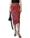 Zadig & Voltaire Jamelia Animal Print Silk Skirt