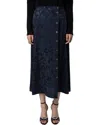 Zadig & Voltaire June Jac Ikat Silk Skirt