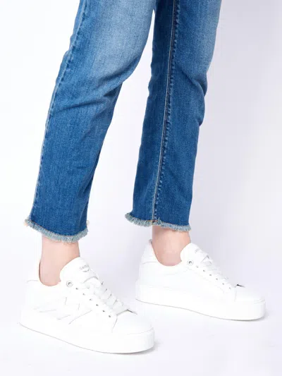 Pre-owned Zadig & Voltaire La Flash Chunky Sneaker For Women In White