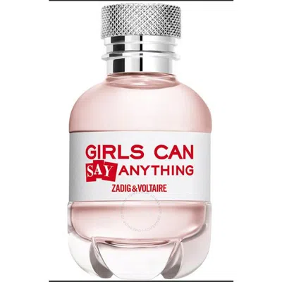 Zadig & Voltaire Ladies Girls Can Say Anything Edp 3.0 oz (tester) Fragrances 3423478468962 In White