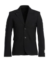 Zadig & Voltaire Man Blazer Black Size 44 Wool In Black