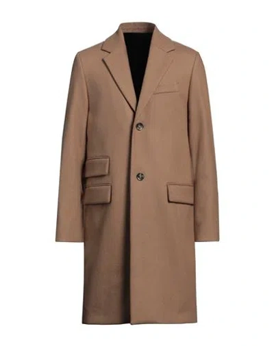 Zadig & Voltaire Man Coat Camel Size L Wool, Polyamide In Beige