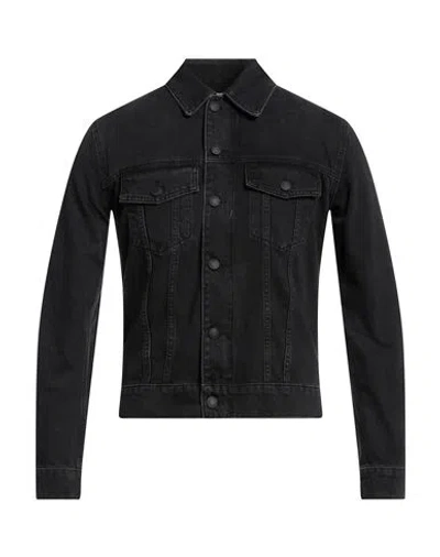 Zadig & Voltaire Man Denim Outerwear Black Size Xs Cotton