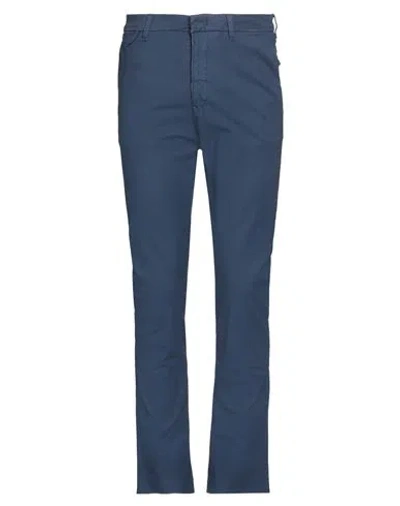 Zadig & Voltaire Man Pants Navy Size 26 Cotton, Elastane In Navy Blue