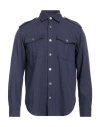 Zadig & Voltaire Woman Shirt Navy Size M Viscose, Polyamide, Metallic Fiber In Navy Blue
