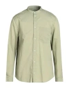 Zadig & Voltaire Man Shirt Sage Green Size M Cotton In Sage Green