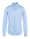 Zadig & Voltaire Man Shirt Sky Blue Size L Cotton