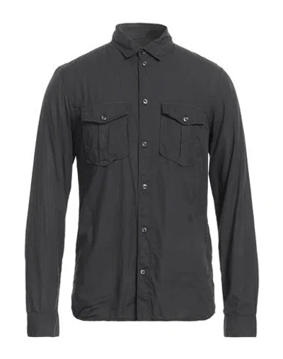 Zadig & Voltaire Man Shirt Charcoal Size S Cotton In Grey