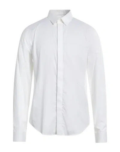 Zadig & Voltaire Man Shirt White Size S Cotton, Elastane