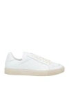 Zadig & Voltaire Man Sneakers Off White Size 9 Leather, Polyester In Off White