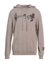 Zadig & Voltaire Man Sweater Light Brown Size L Wool, Cashmere In Beige